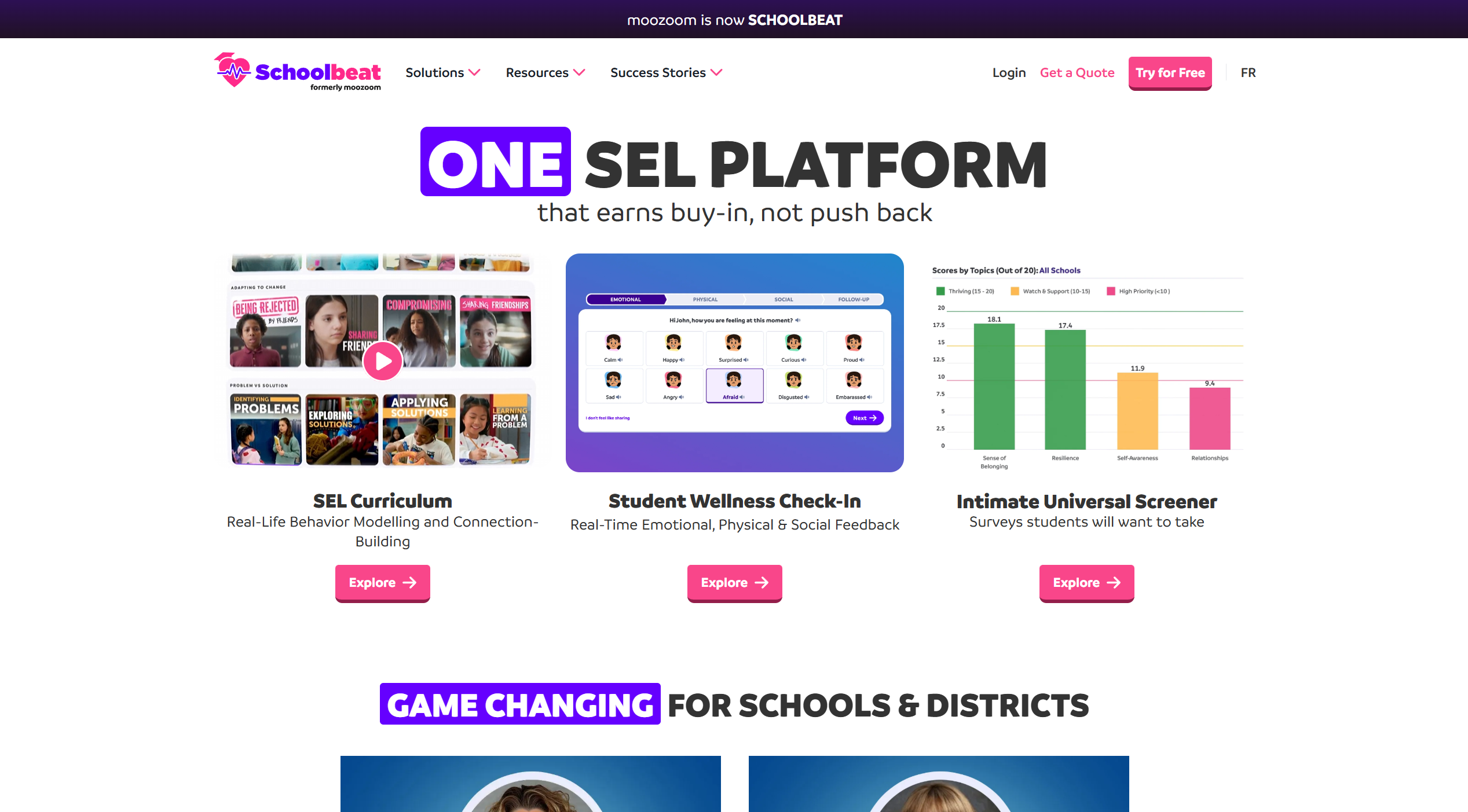 moozoom website preview